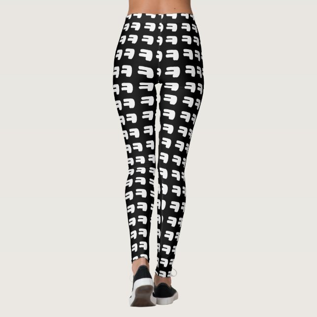KEKEKE ㅋ ㅋ ㅋ Koreanska slang Leggings (Baksida)