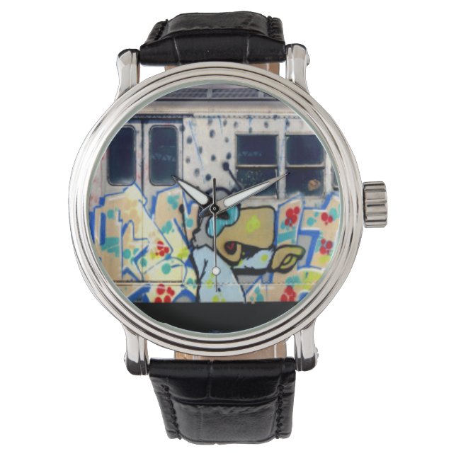 Kel139 Classic New York City Graffiti Armbandsur (Framsida)