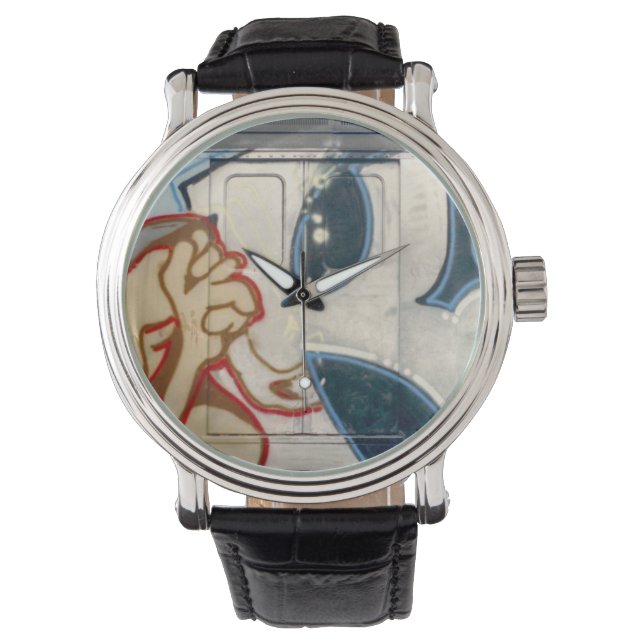 Kel139 Classic New York City Graffiti Armbandsur (Framsida)