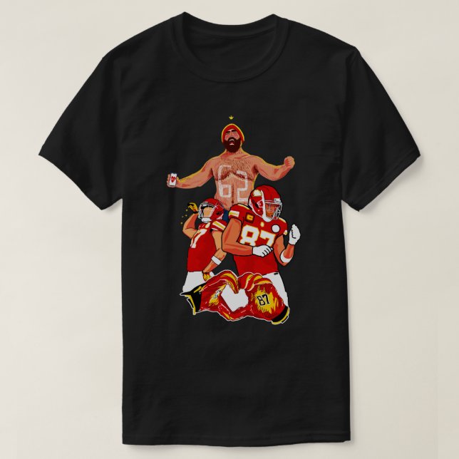 Kelce bror Travis KELCE xkelce TShirt T Shirt (Design framsida)