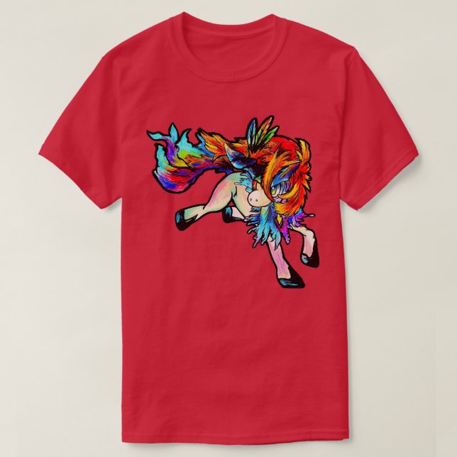 Keldeo vattencolor sprite art t shirt (Design framsida)