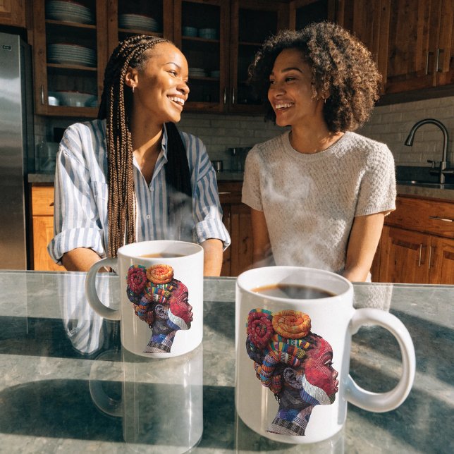 Kelebra Svarta Kvinnor Kaffe Mugg (Skapare uppladdad)