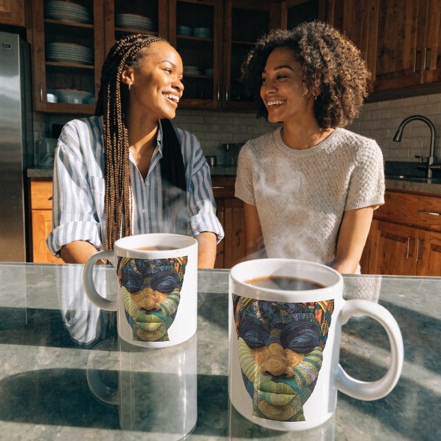Kelebrerande Svarta Kvinnor Kaffemugg (Skapare uppladdad)