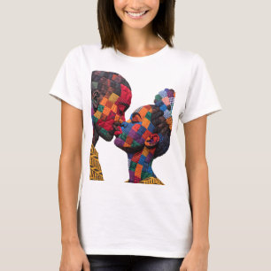 Kelebrerar konsten att sydda Quilt T-shirt