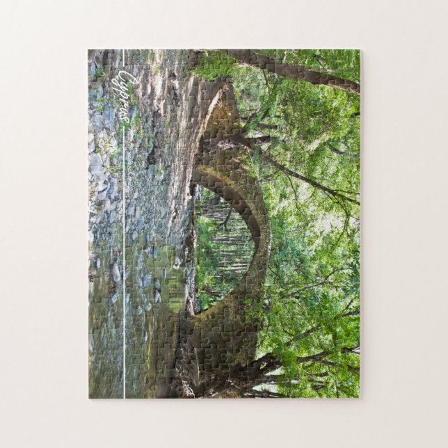 Kelefos medieval bro på Cypern pazzle Pussel (Vertikal)