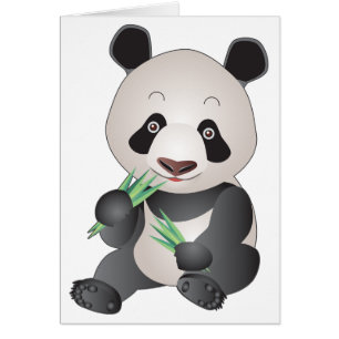 Kelig Panda Hälsningskort