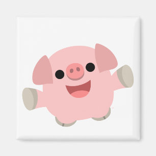 Kelig tecknadgrismagnet magnet