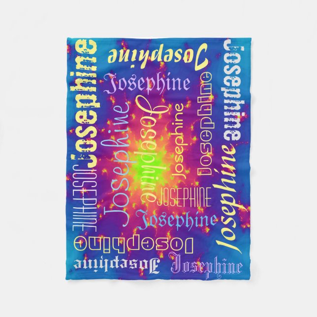 Kelig varm filt för ullpersonlignamn (Framsidan)