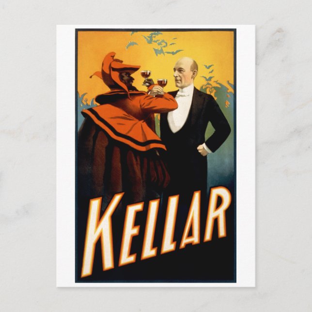 Kellar - Drinks med Djävulen Vykort (Framsida)