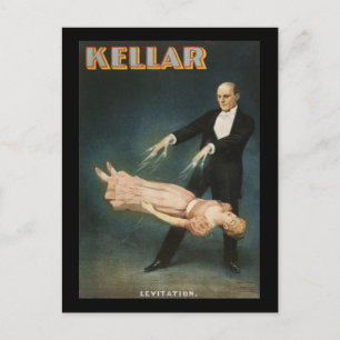 Kellar Levitation 2 Vykort