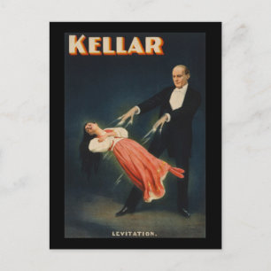 Kellar Levitation 3 Vykort