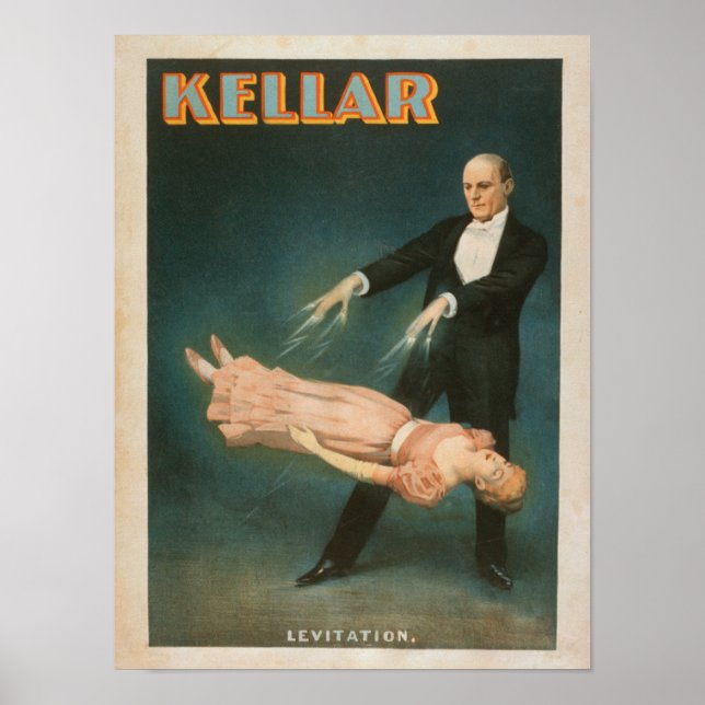 Kellar Levitation Magic Poster #1 (Framsidan)