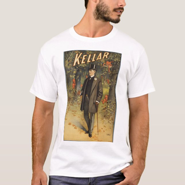 Kellar Magician A Walk i Skogen T Shirt (Framsida)