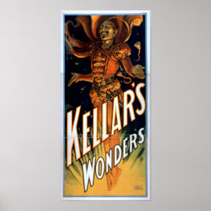 KELLAR Magician Illusionist VAUDEVILLE Poster
