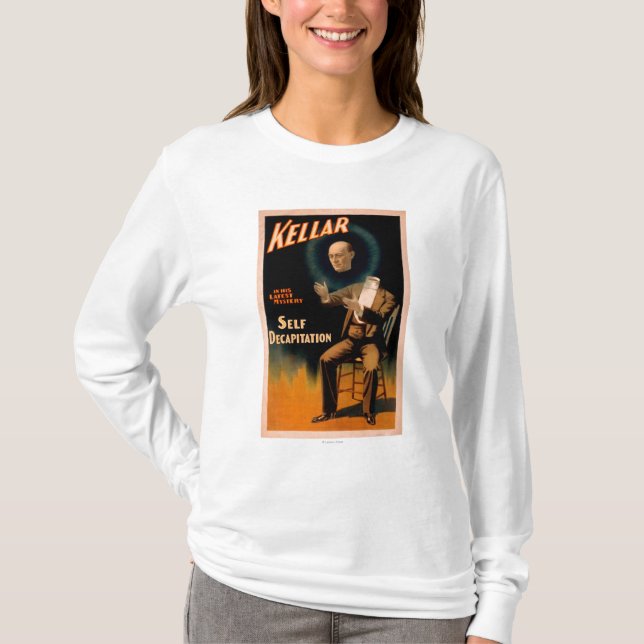 Kellar som utför självhalshuggningmagi tee shirt (Framsida)
