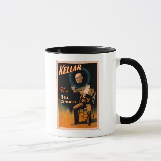 Kellar-utförande självavapitation Magic Mugg (Höger)