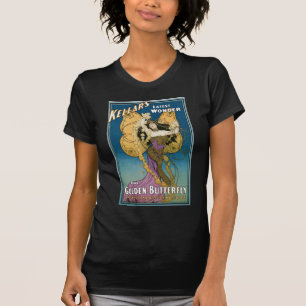 Kellars magi för vintage för fjäril för ~ ager t shirt