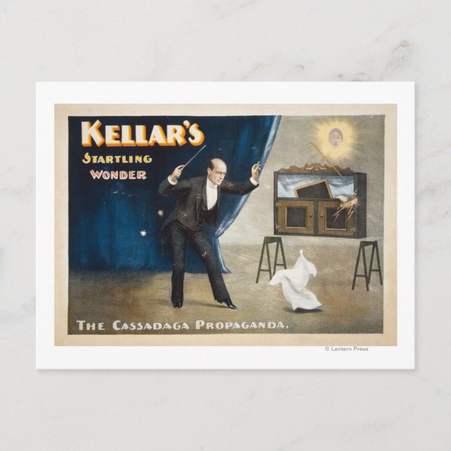 Kellars  Magic-Poster Vykort (Framsida)