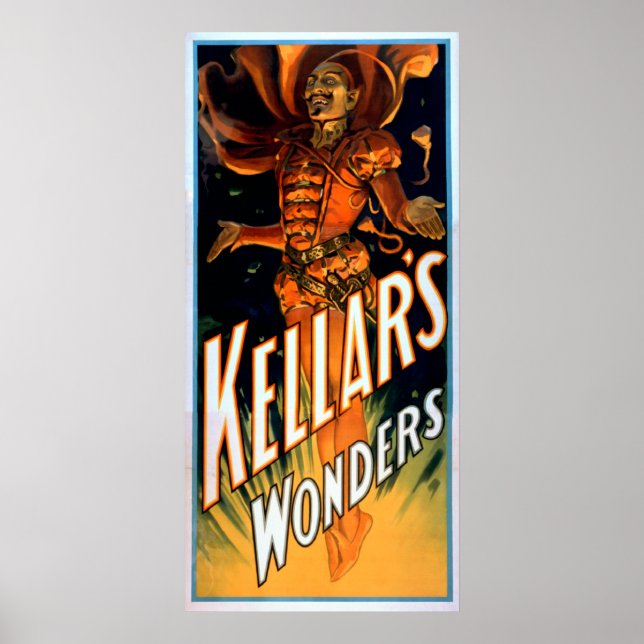 Kellar's Wonders som Djävulen Magic Poster (Framsidan)