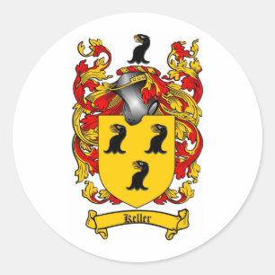 KELLER FAMILY CREST - KELLER JACKAR ARM RUNT KLISTERMÄRKE