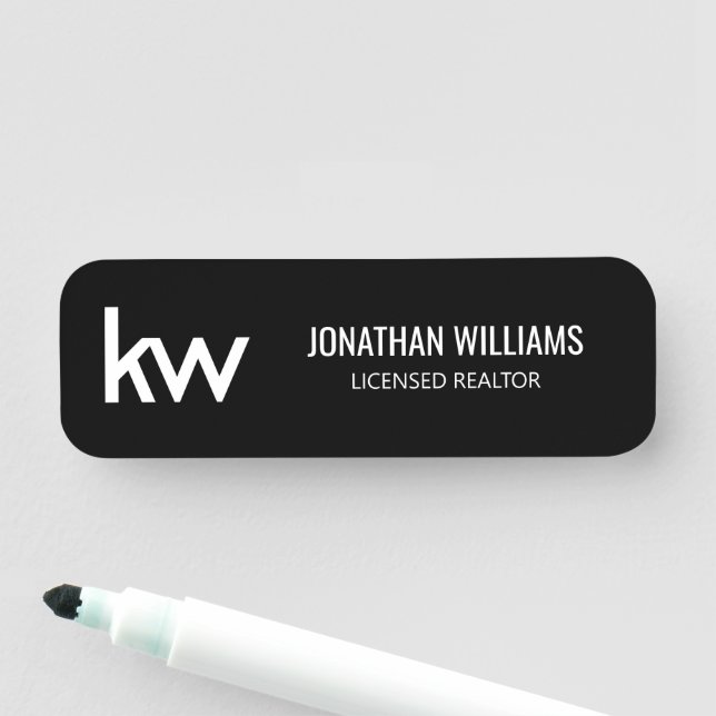 Keller Williams Name Tag Namnbricka (På plats)