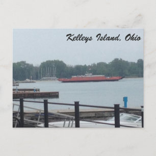 Kelleys Island Ferry-fotovykort Vykort