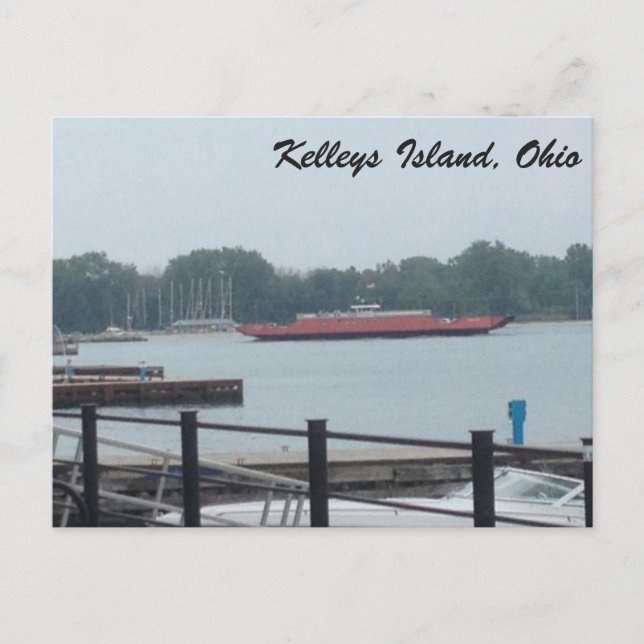 Kelleys Island Ferry-fotovykort Vykort (Framsida)
