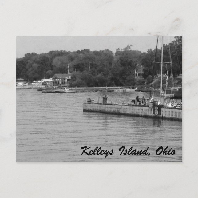 Kelleys Island Lake Erie vykort (Framsida)