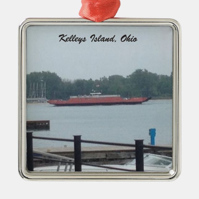 Kelleys Island, Ohio Ferry Photo Ornament (Framsidan)