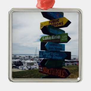 "Kelley's Island" Ohio julprydent Julgransprydnad Metall