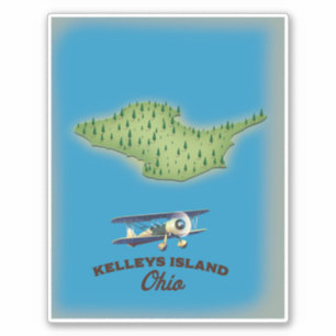 Kelleys Island Ohio Klistermärken
