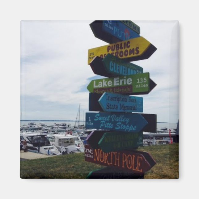 ’Kelley's Island’ Ohio Magnet (Framsidan)