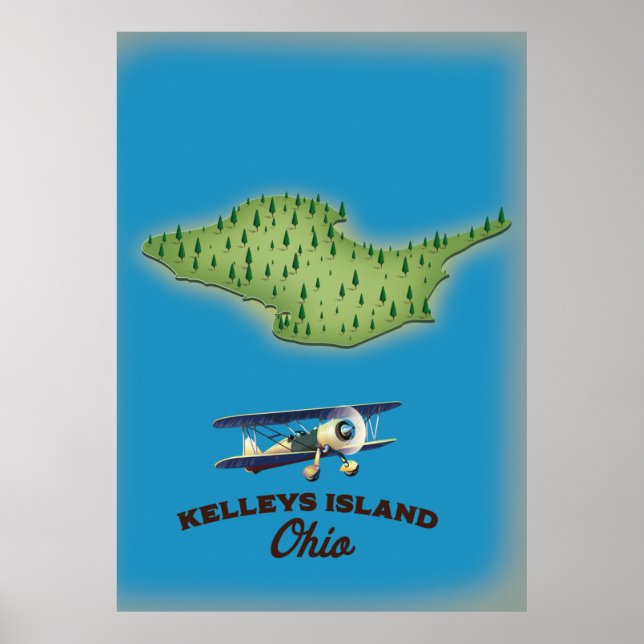 Kelleys Island Ohio Poster (Framsidan)