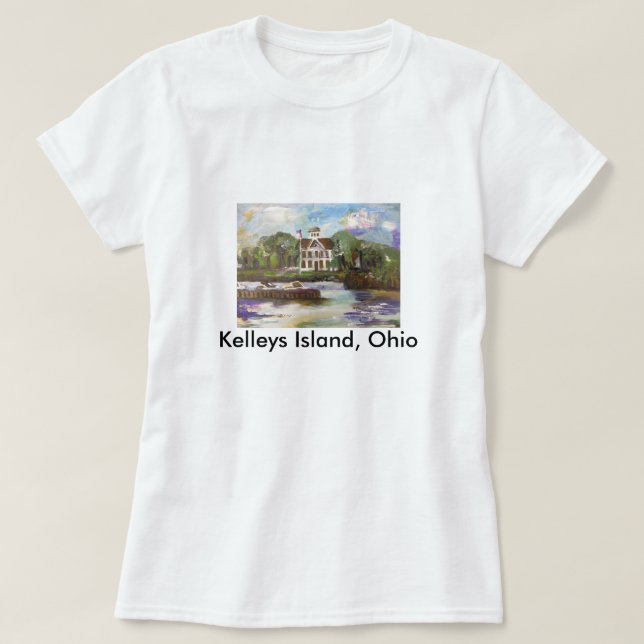 Kelleys Island Painting #1 T-shirt (Design framsida)