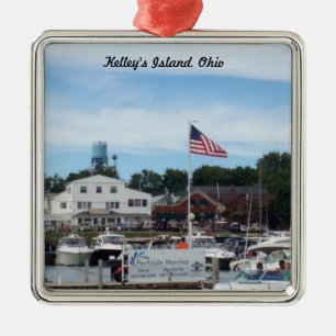 Kelleys Ohio för öPortside Marina prydnad Julgransprydnad Metall