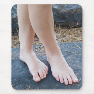 Kellie Feet Lodrät Mousepad Musmatta