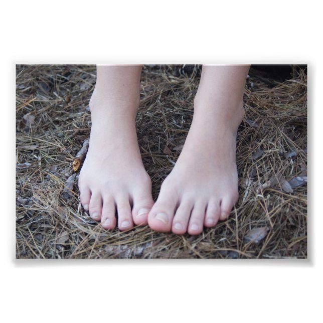 Kellie Feet Photo Print Fototryck (Framsidan)