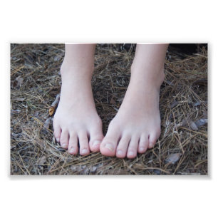 Kellie Feet Photo Skriv ut Fototryck