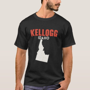 Kellogg Idaho Förenta staterna State America Trave T Shirt