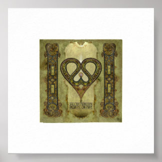 Kells Heartflame Poster