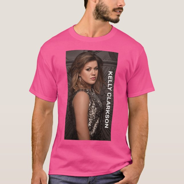 Kelly Clarkson Women Singer T Shirt (Framsida)