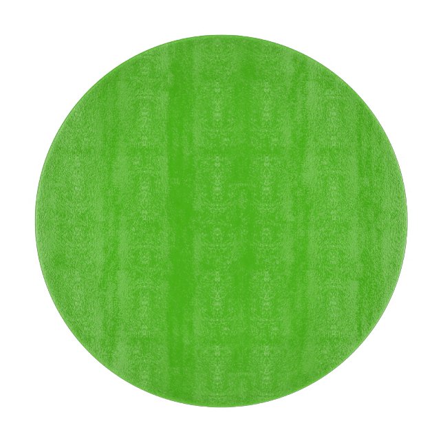 Kelly Green Rund Glass Skärbräda (Framsidan)