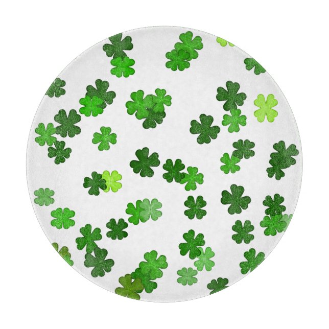 Kelly grön “Shamrocks Falling”  (Framsidan)