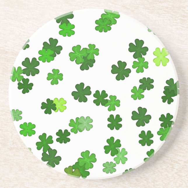 Kelly grön “Shamrocks Falling” Underlägg (Framsidan)