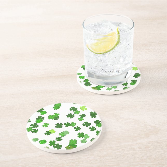 Kelly grön “Shamrocks Falling” Underlägg (Sidan)