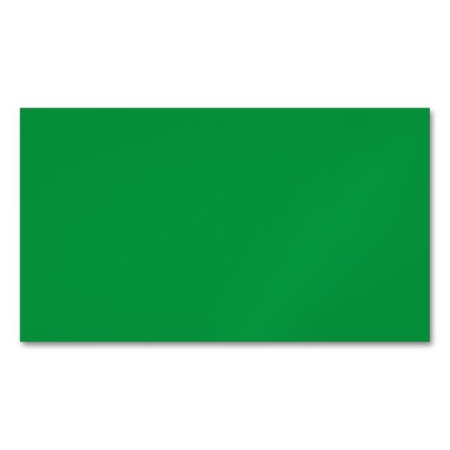 Kelly Grönt #06983E, Algae Magnetiska Visitkort (Framsida)