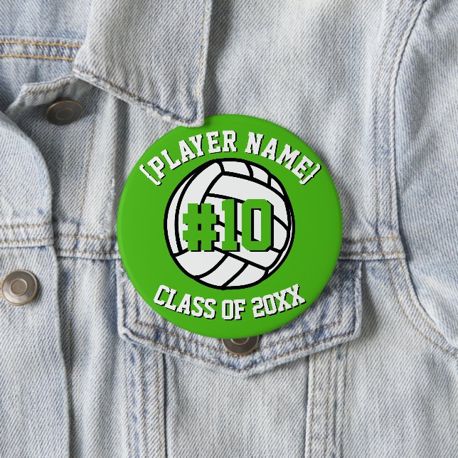 Kelly Grönt Anpassningsbar Volleyball Player och C Knapp (In Situ)