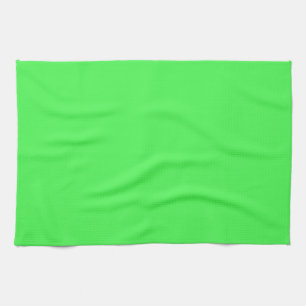 Kelly Grönt Bright Vår Neon 2015 Färg Trend Kökshandduk