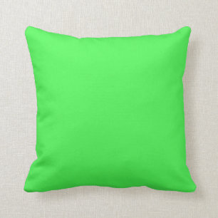 Kelly Grönt Bright Vår Neon 2015 Färg Trend Kudde