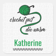 Kelly Grönt Crochet Fast, Die Warm